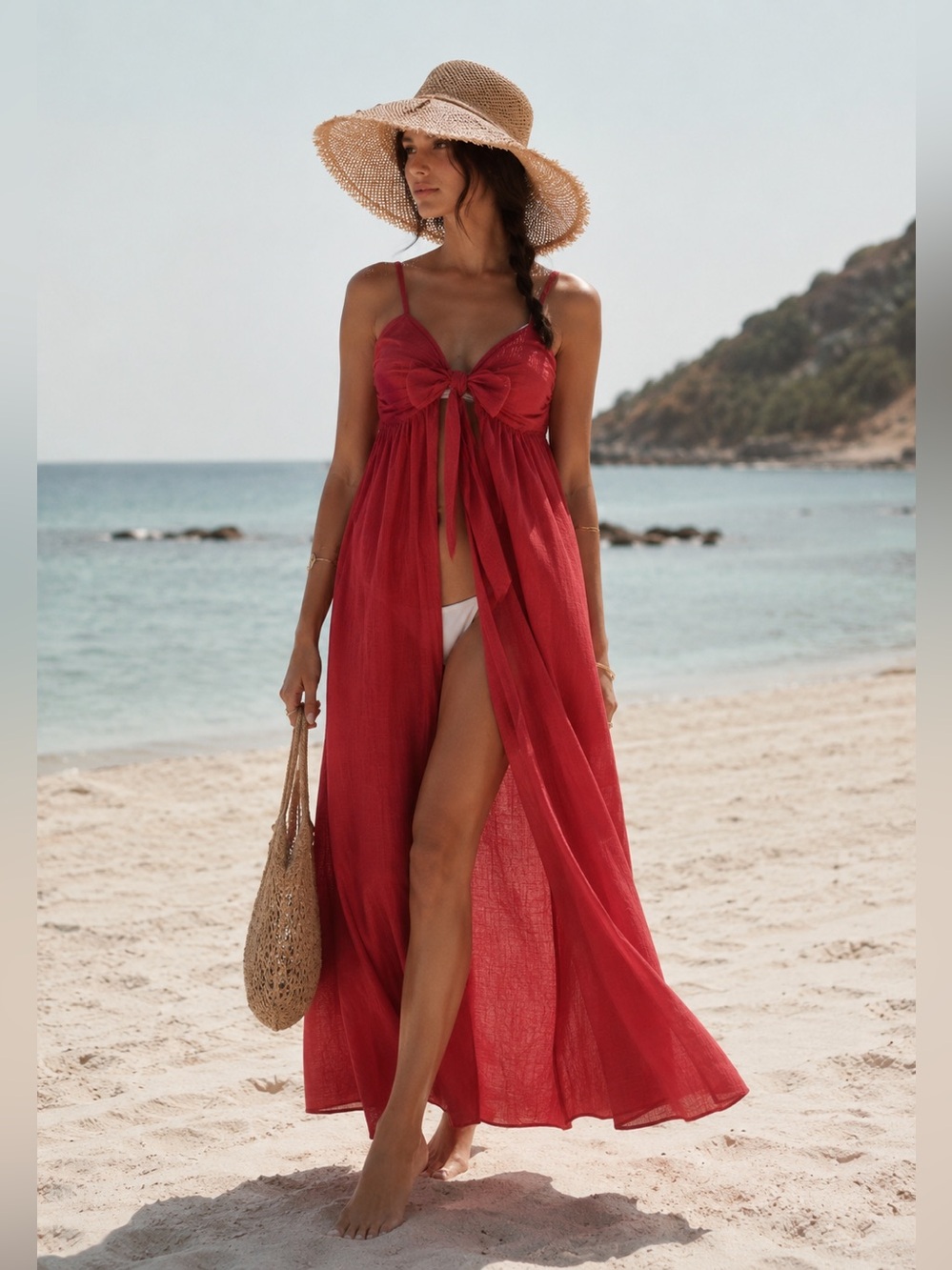 Celandine Flowy Cape maxi top